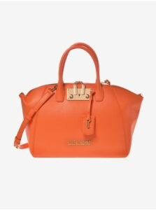 Orange Ladies Handbag Love Moschino