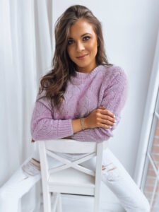 Women's sweater ALCAMO lilac