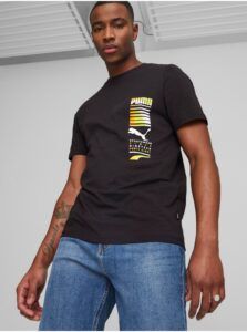 Black Men's T-Shirt Puma