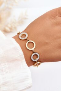 Stainless steel bracelet with