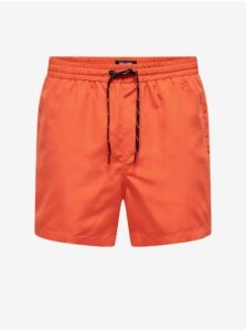 Orange Mens Swimwear ONLY & SONS