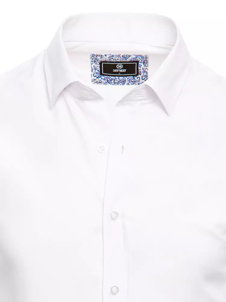 Men's elegant white shirt