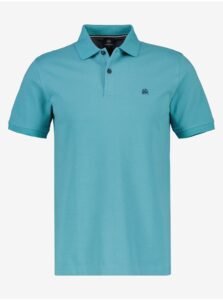 Blue men's polo shirt LERROS