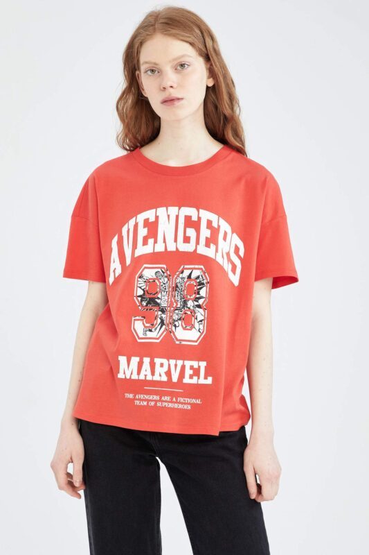 DEFACTO Cool Avengers Licensed Oversize Fit Crew