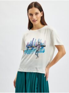 Orsay White Womens T-Shirt