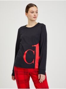 Black Women's Sleeping T-Shirt Calvin Klein