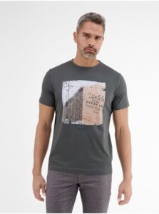 Grey men's T-shirt LERROS
