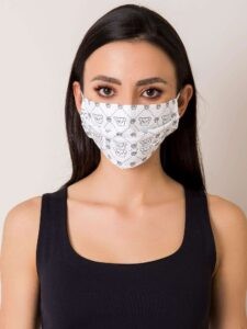 White reusable mask with