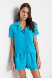 Trendyol Pajama Set - Blue