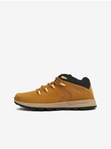 Light Brown Mens Leather Sneakers Timberland Sprint