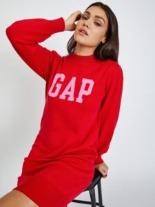 Knitted dress with GAP logo