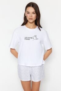 Trendyol Pajama Set - White