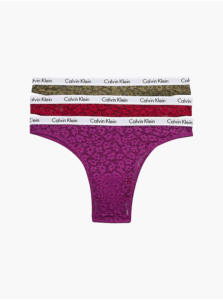 Calvin Klein Set of three women's lace panties in