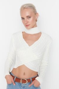 Trendyol Sweater - Ecru