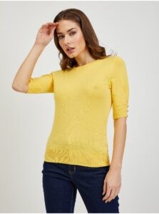 Yellow women's light sweater ORSAY