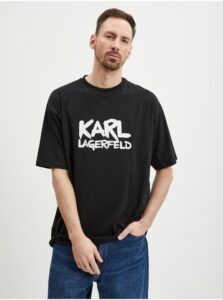 Black men's T-shirt KARL LAGERFELD