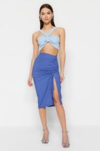 Trendyol Skirt - Navy blue