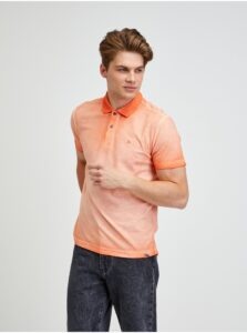 Orange men's polo shirt LERROS