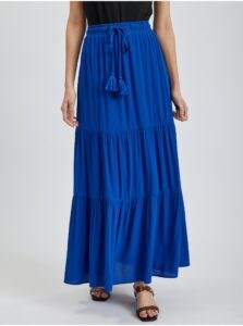 Orsay Blue Ladies Maxi Skirt