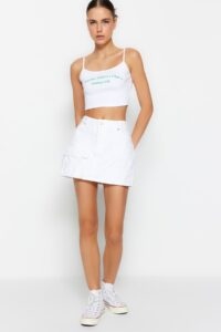 Trendyol Skirt - White