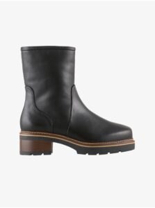 Black Leather Ankle Boots Högl