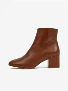 Brown Women's Leather Ankle Boots Högl