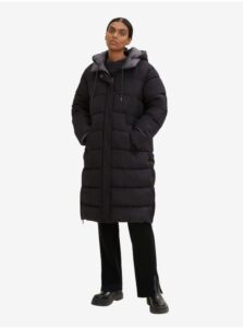 Black Women's Winter Quilted Double-Sided Coat
