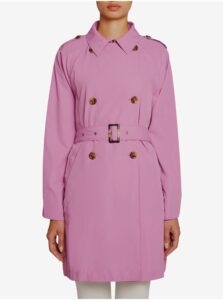 Pink Geox Womens Trench Coat