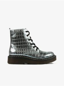 Richter Girly Ankle Boots in Silver with