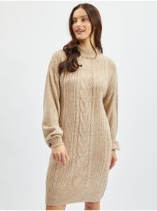 Orsay Beige Ladies Sweater Dress