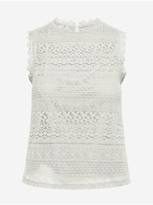 White Women's Top with Lace ONLY
